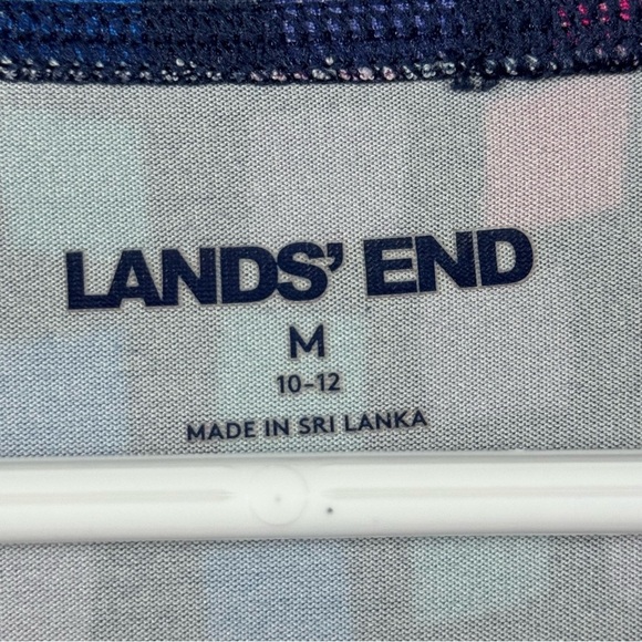 Lands' End Colorful Patterned Long Sleeve Shirt Girls Size M - Picture 3 of 5